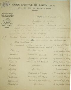 19 août 1940 - Liste des dirigeants - Archives municipales