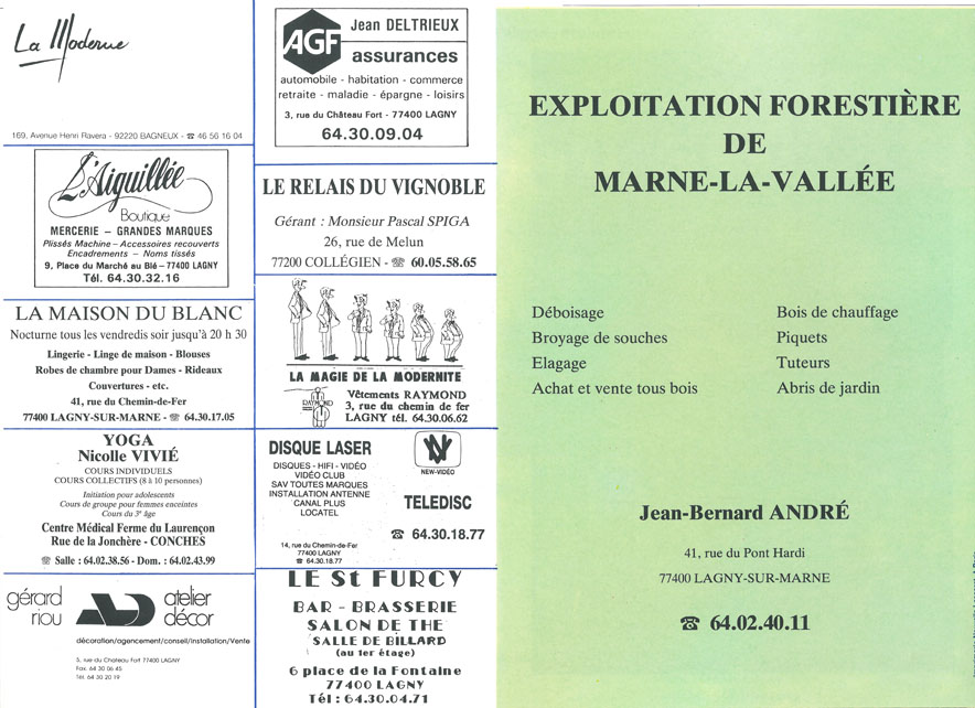 1989-90 - Plaquette ASL
