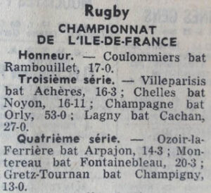 1970-10-05 - Le Parisien libéré
Ed. S.-et-M nord - Arch. Dép. de S.-et-M.