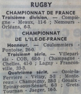1970-10-19 - Le Parisien libéré
Ed. S.-et-M nord - Arch. Dép. de S.-et-M.