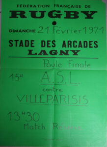 1971-02-21- Affiche
Match ASL-Villeparisis - Musée de Lagny