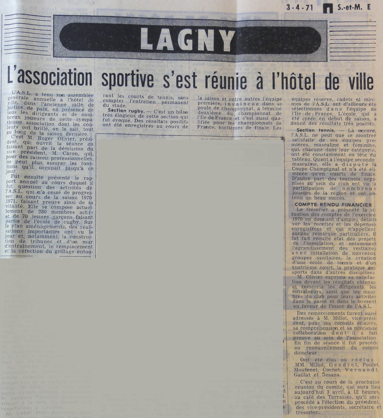 1971-04-03 - Le Parisien libéré 1971-04-03 - Le Parisien libéré