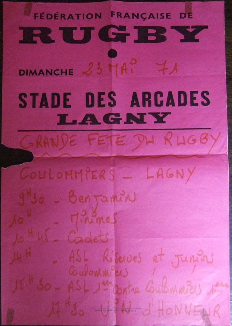 1971-05-23 - Affiche 1971-05-23 - Affiche