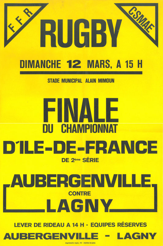 1972-03-12 - Affiche