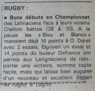 1976-10-07 - Le Parisien