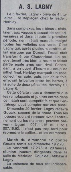 1978-02-16 - La Marne