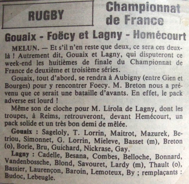 1985-05-11 - Le Parisien