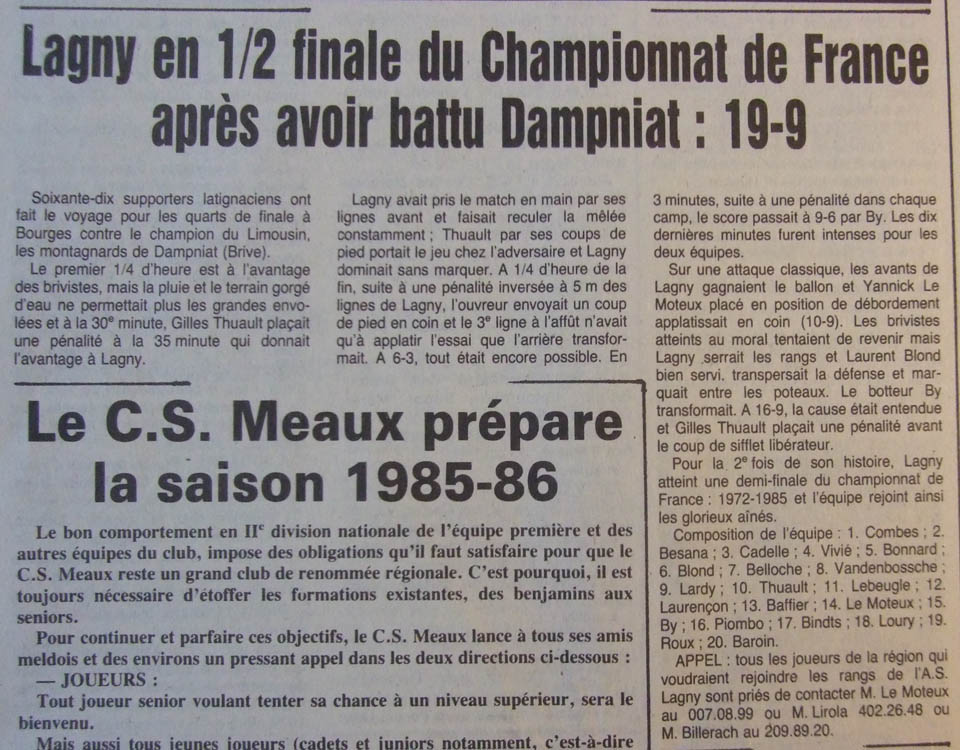 1985-05-23 - La Marne