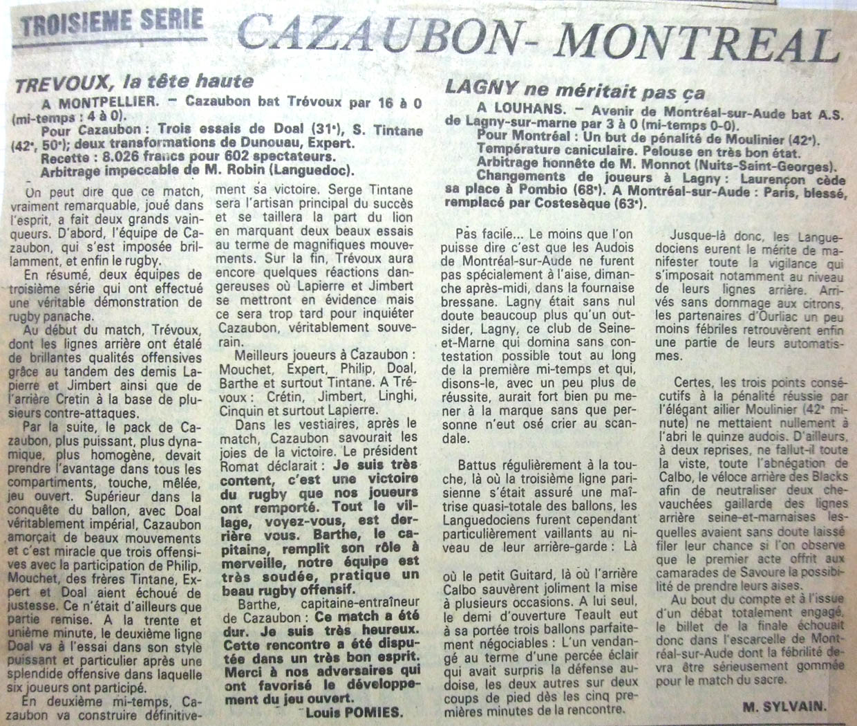 1985-06-03 - Midi Olympique