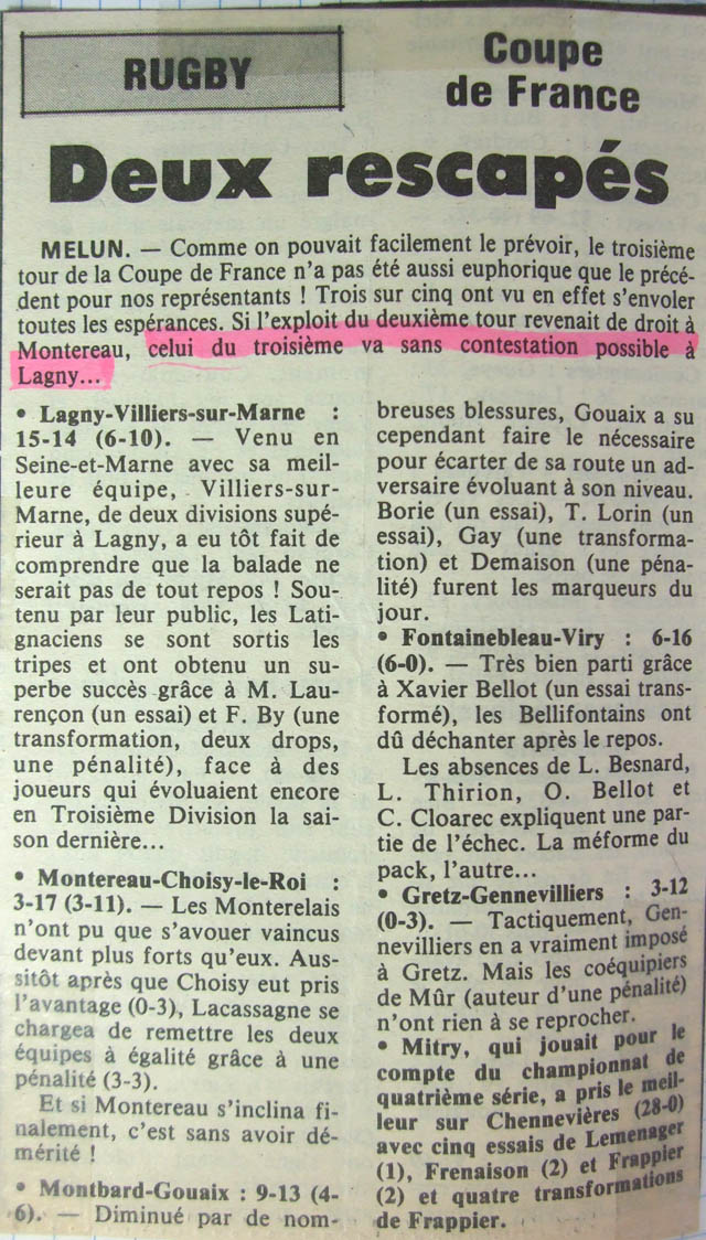 1985-10-22 - Le Parisien