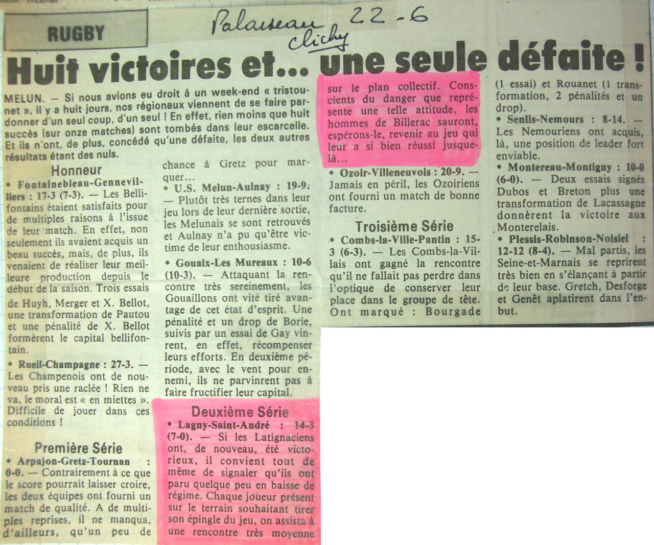 1985-11-12 - Le Parisien