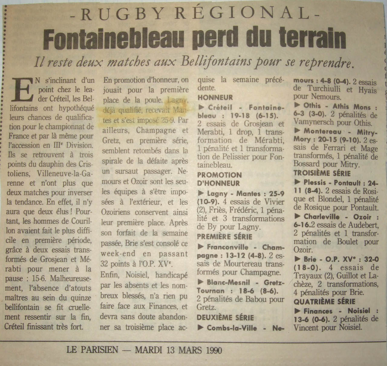 1990-03-13 - Le Parisien