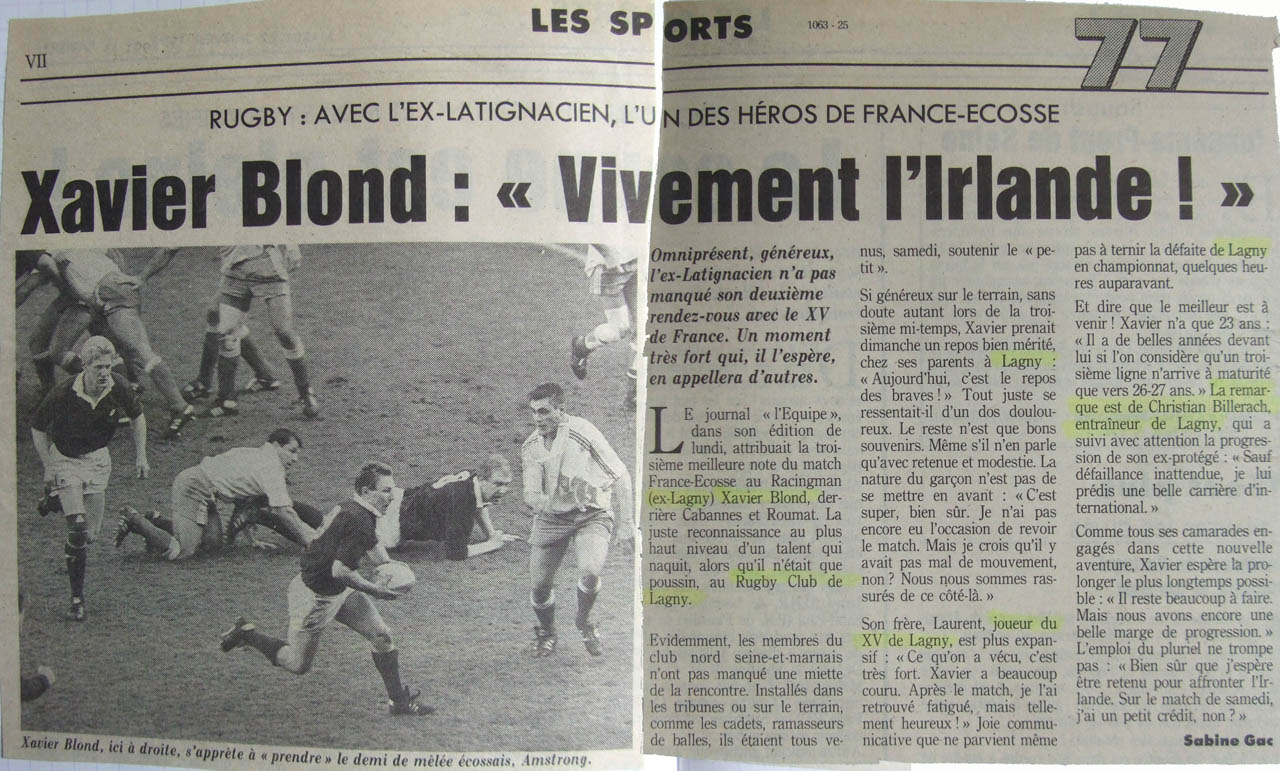 1991-01-22 - Le Parisien