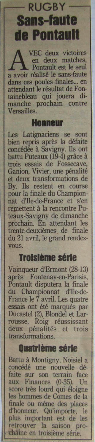 1991-03-26 - Le Parisien
