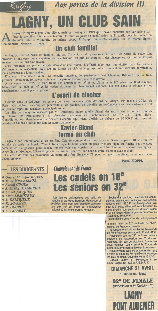 1991-04-18 - La Marne