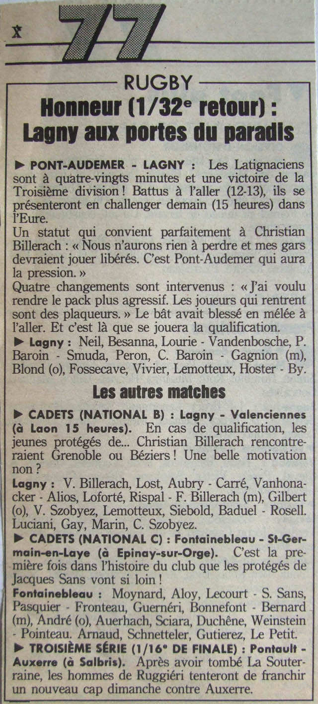 1991-05-04 - Le Parisien