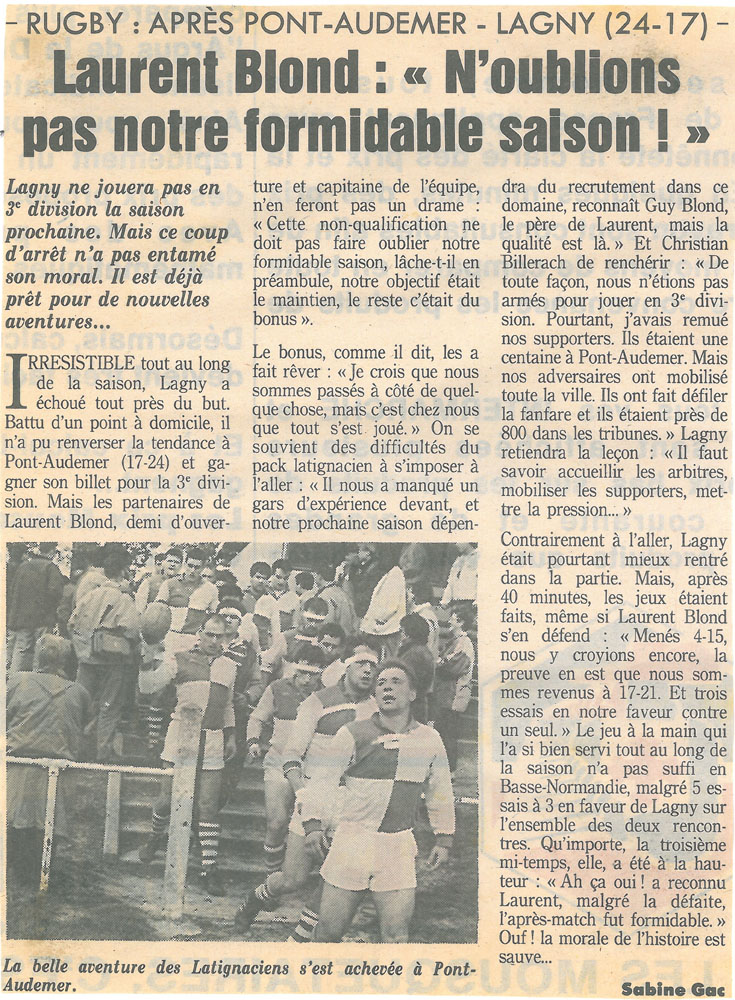 1991-05-07 - Le Parisien