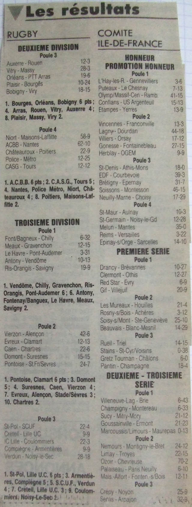 1991-10-07 - Le Parisien