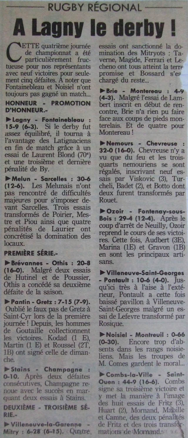 1991-10-22 - Le Parisien