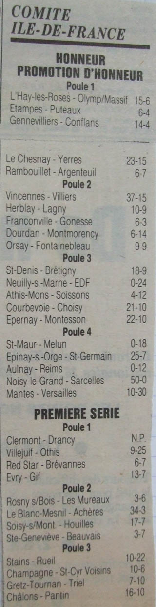1991-11-25 - Le Parisien