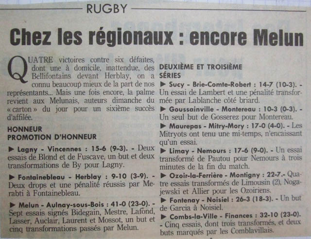 1991-12-03 - Le Parisien