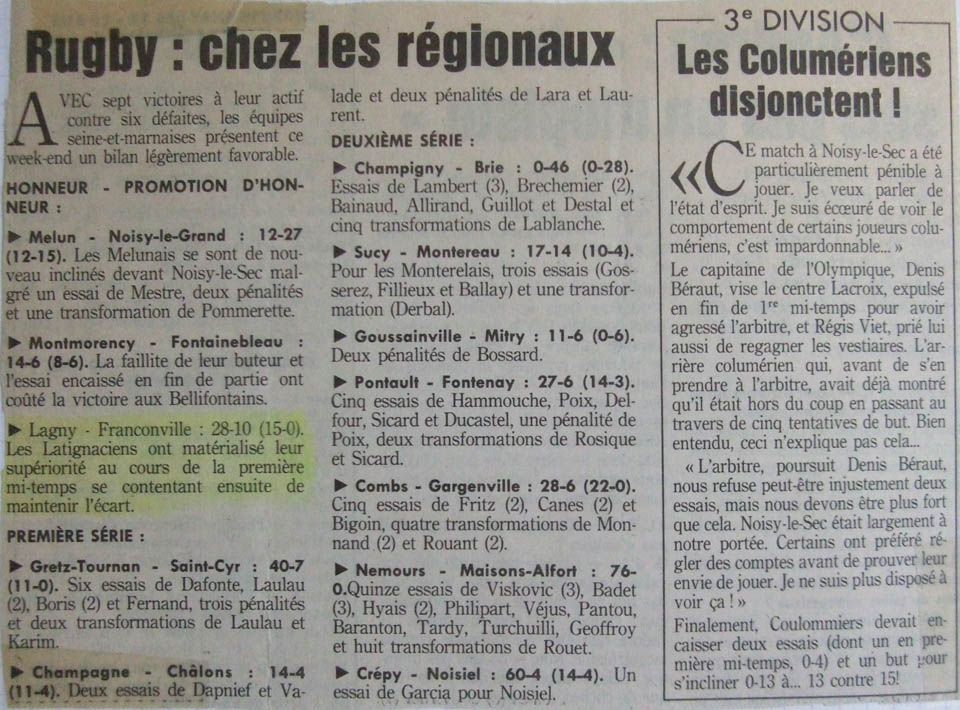 1991-12-10 - Le Parisien