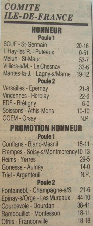 1992-10-05 - Le Parisien