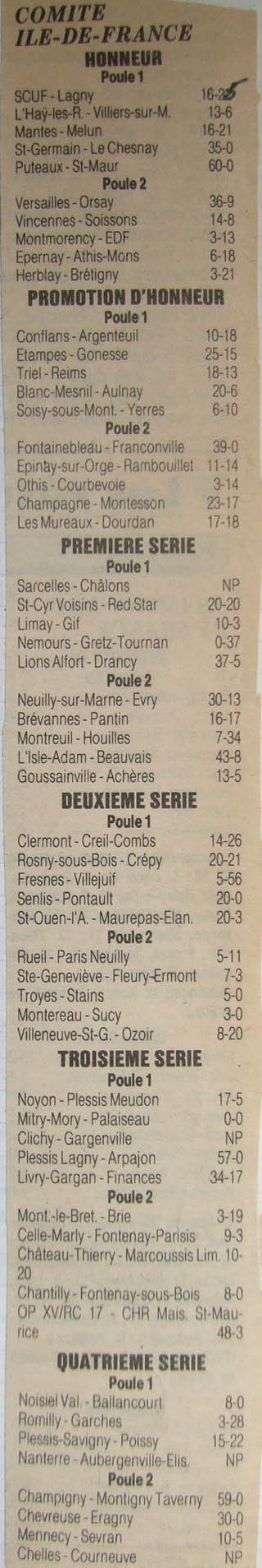 1992-11-09 - Le Parisien