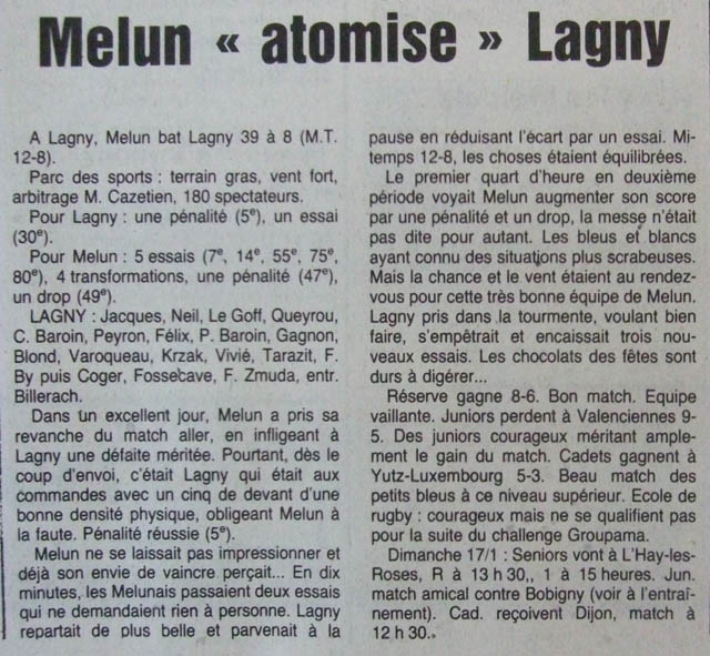 1993-01-14 - La Marne