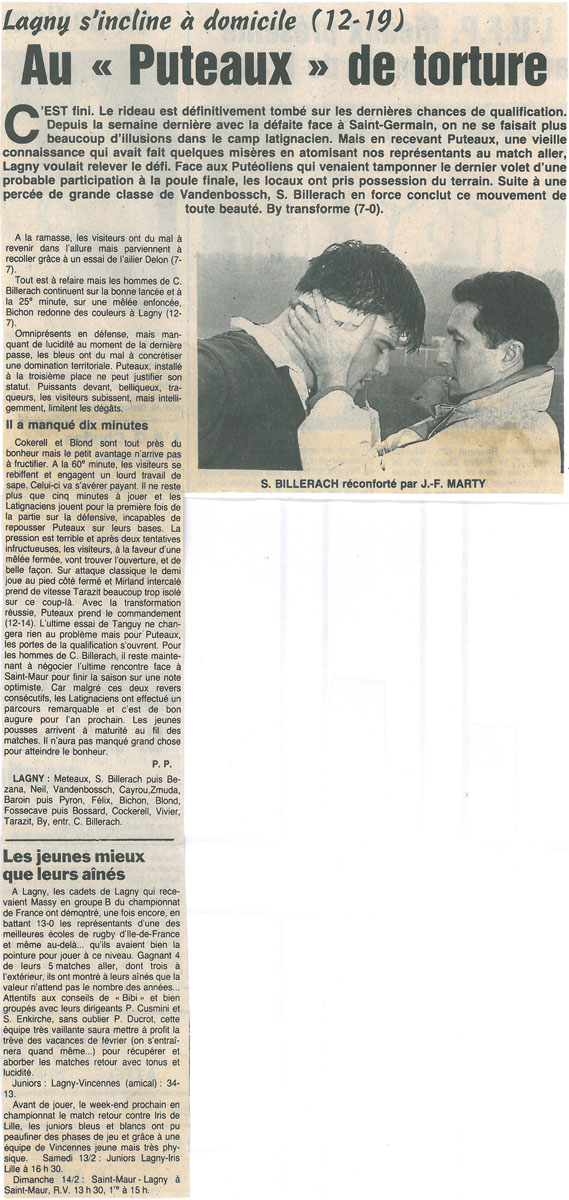 1993-02-11 - La Marne