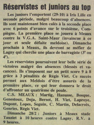 1993-02-25 - La Marne