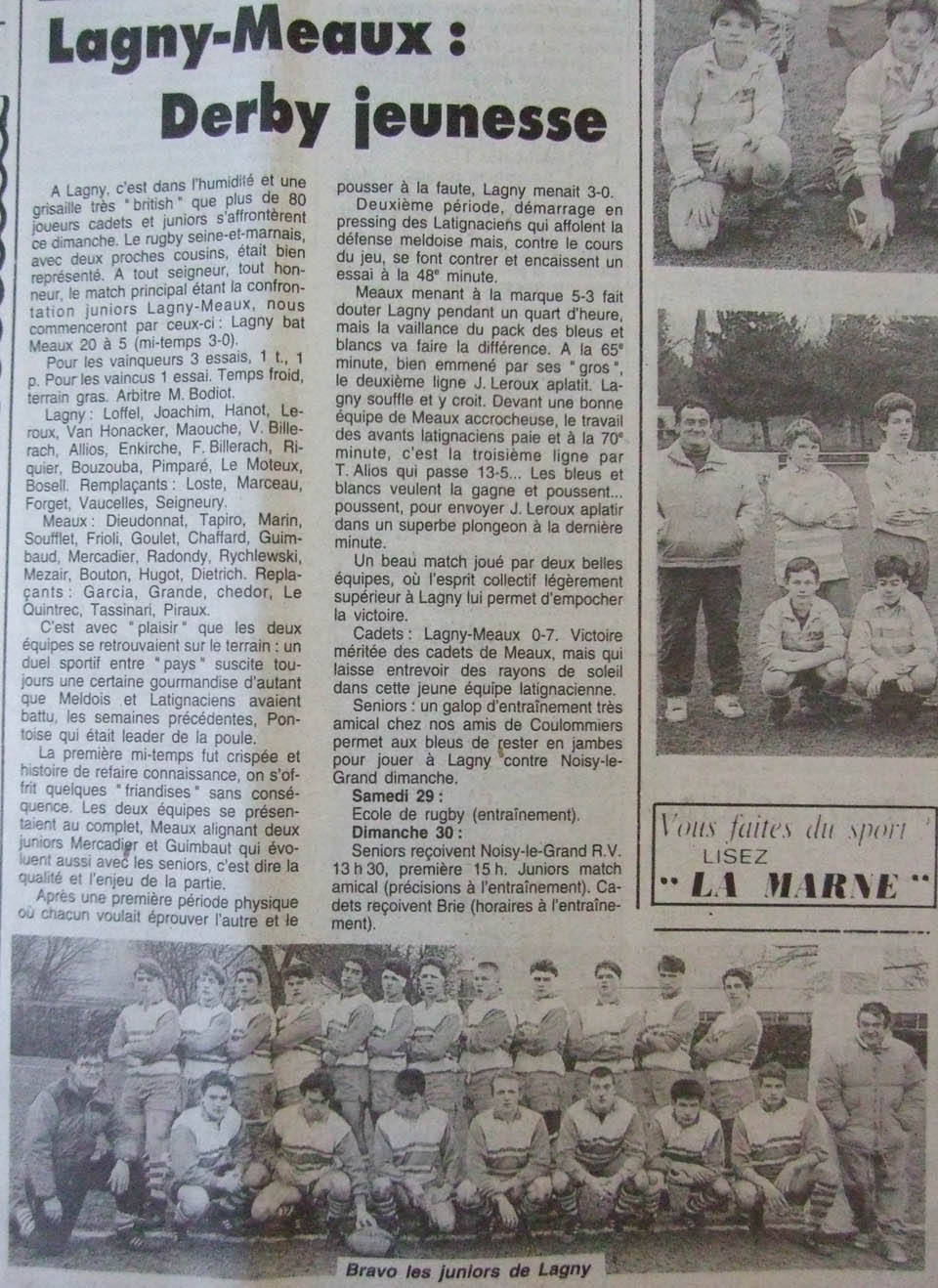 1994-01-27 - La Marne