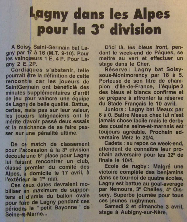 1994-03-31 - La Marne