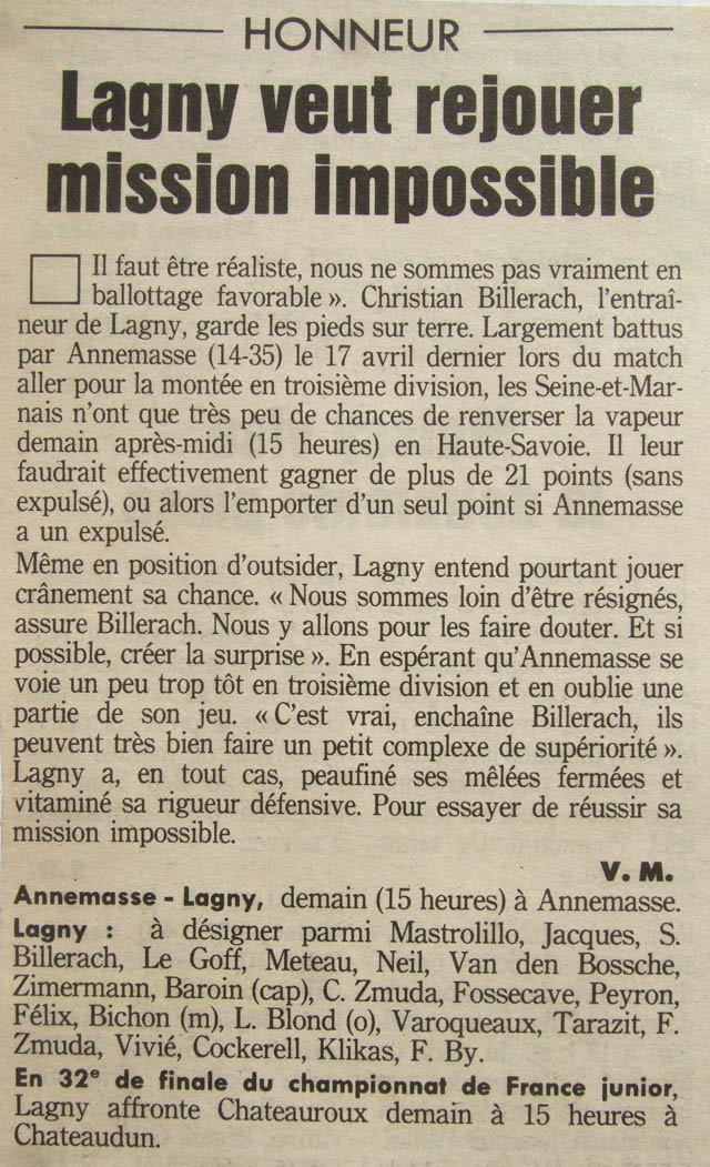 1994-04-30 - Le Parisien