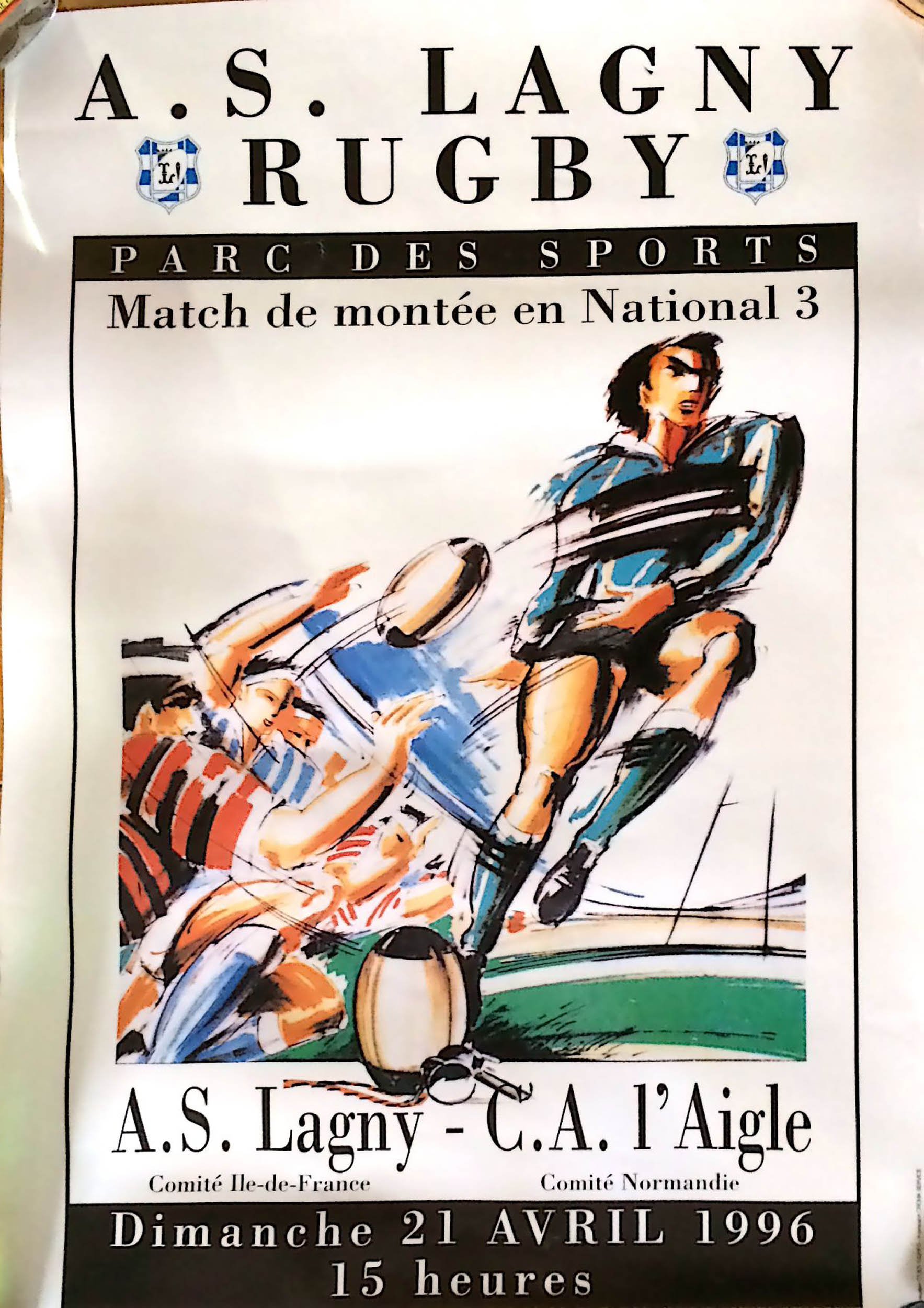1996-04-21 - Affiche Lagny-l'Aigle