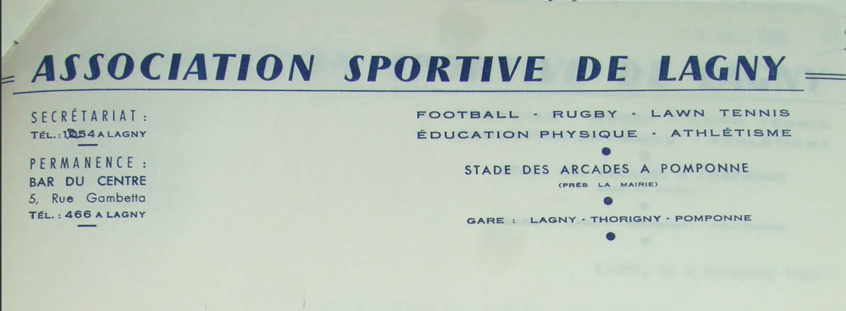 Papier à entête de 1960