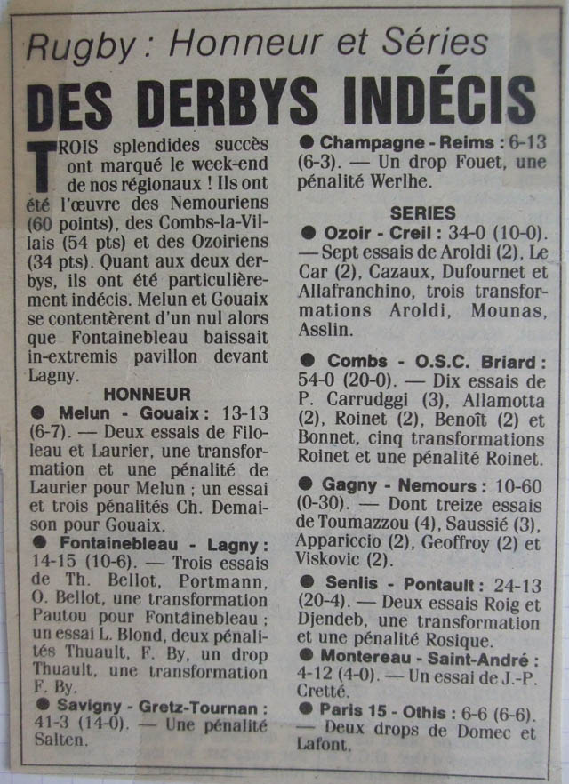 1987-03-09 - Le Parisien