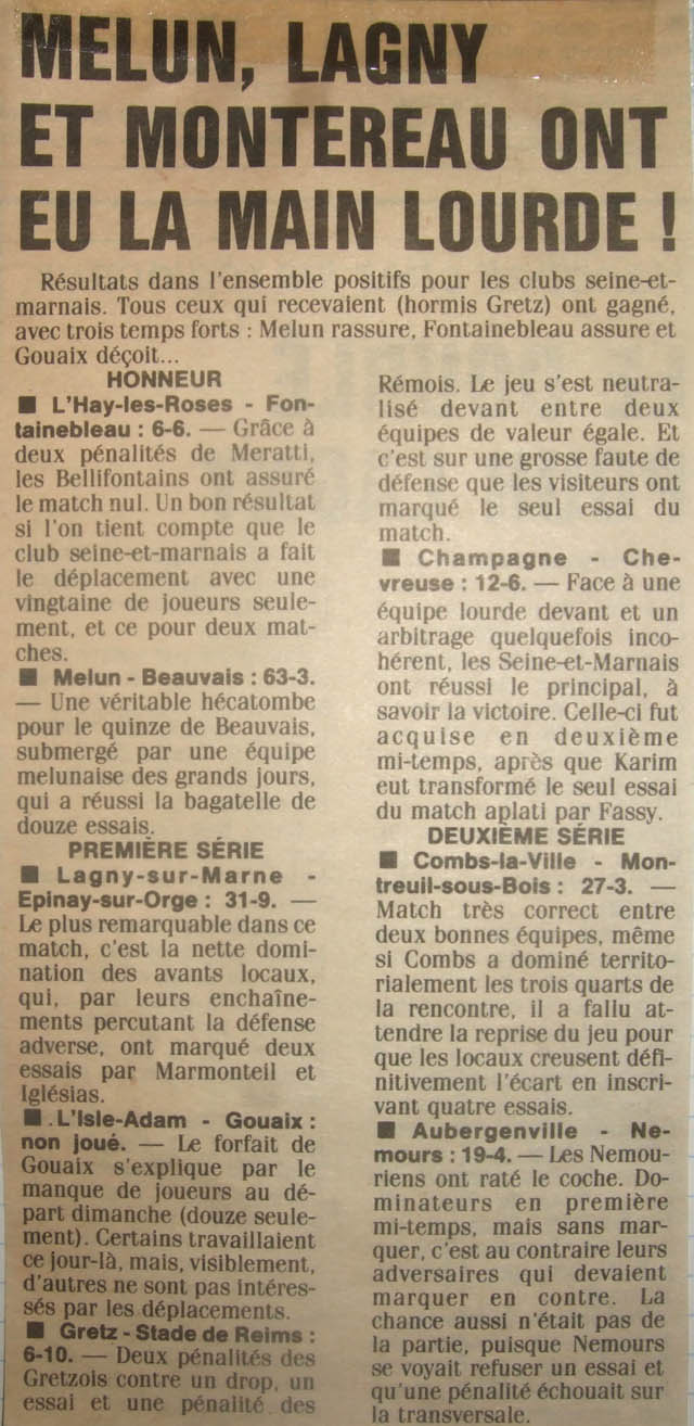 1988-10-03 - Le  Parisien