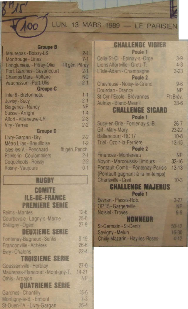 1989-03-13 - Le  Parisien