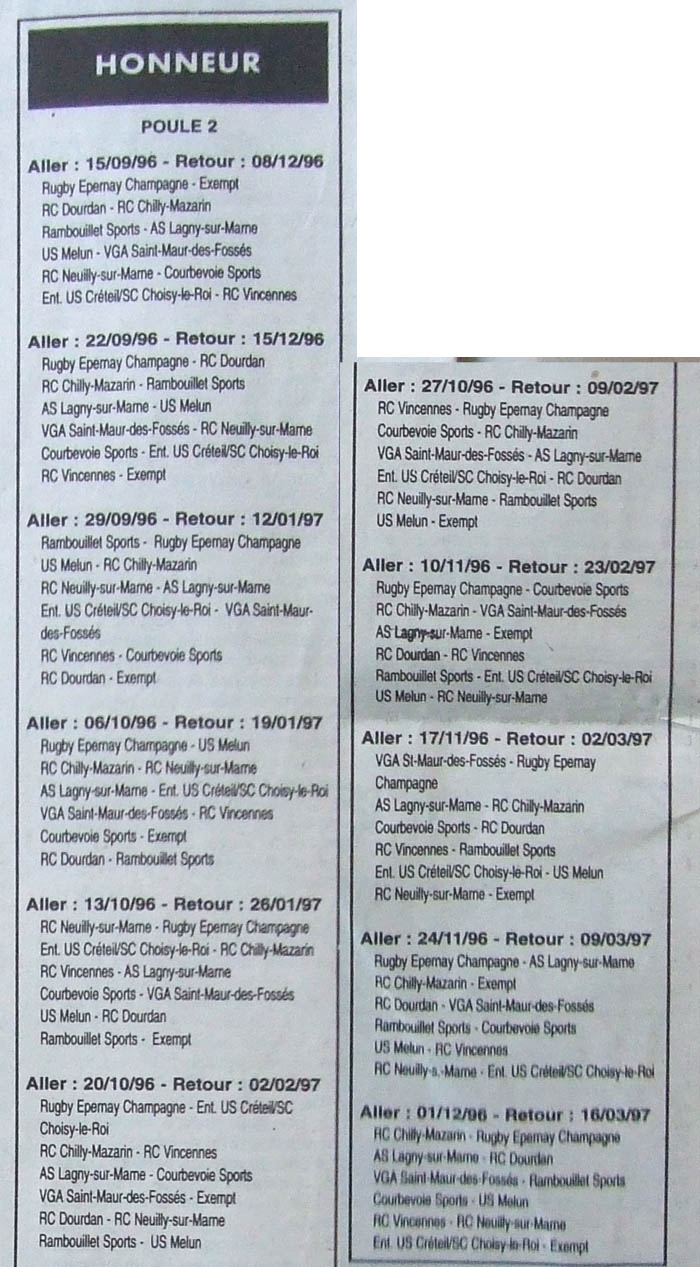 Saison 1996-1997