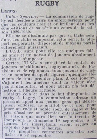 Saison 1929-30.