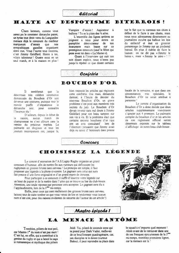 1999-10-31 - Le Lagny du Rugby 1999-10-31 - Le Lagny du Rugby