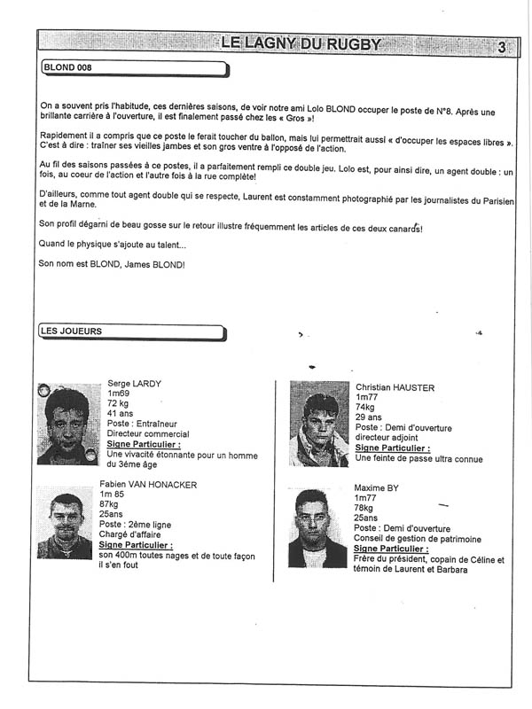 1999-10-03 - Le Lagny du Rugby n°2 1999-10-03 - Le Lagny du Rugby n°2