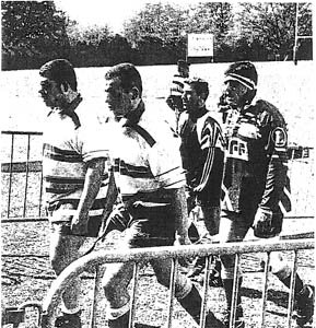 Les joueurs vont écarter les barrières pour accéder en Nationale 2. Les joueurs vont écarter les barrières pour accéder en Nationale 2.