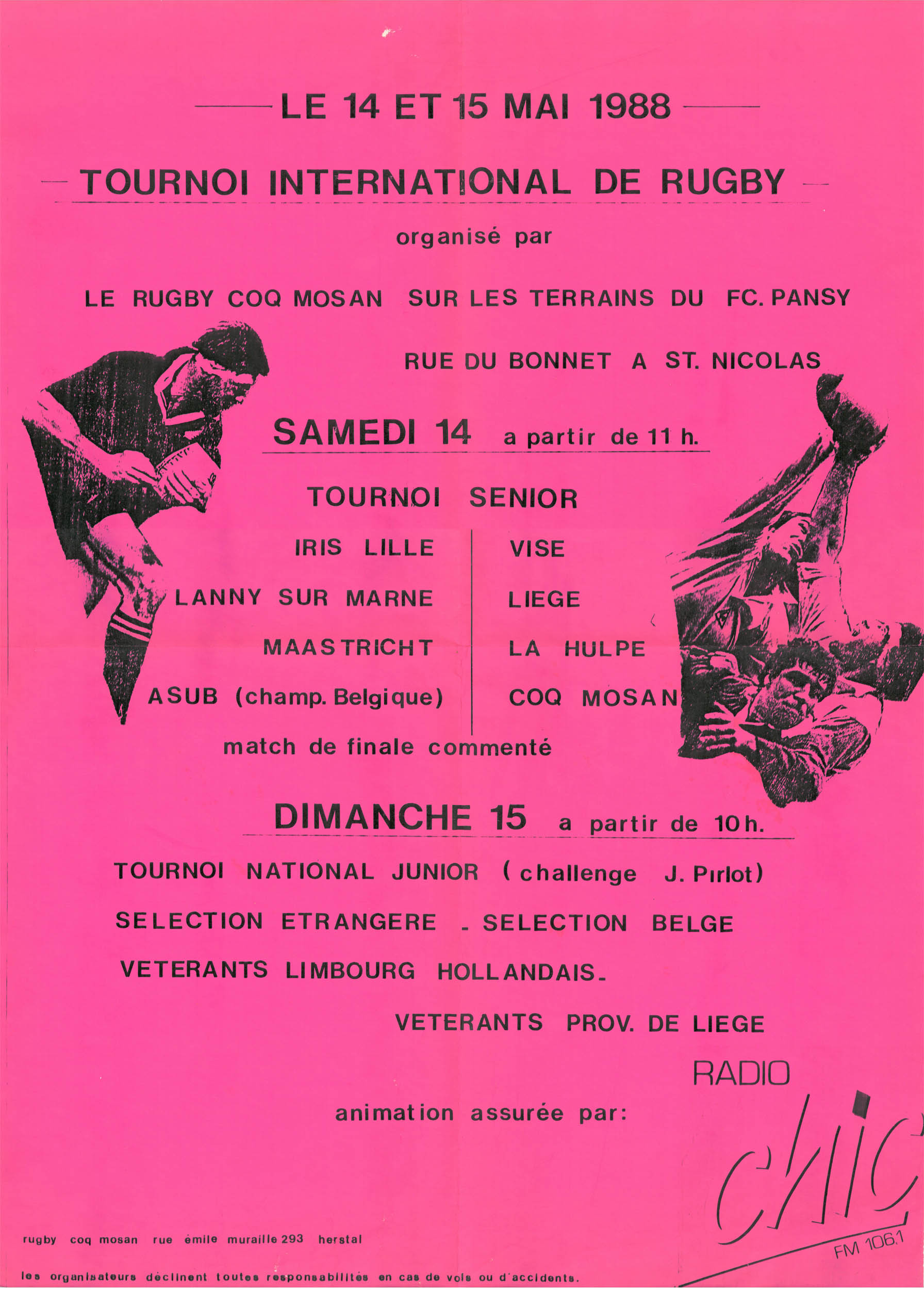 1988 – Voyage en Belgique