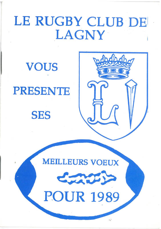 Le calendrier de l’ASL 1989