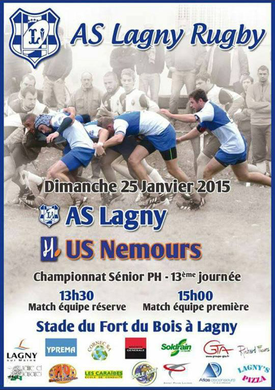 AS Lagny – US Nemours dimanche