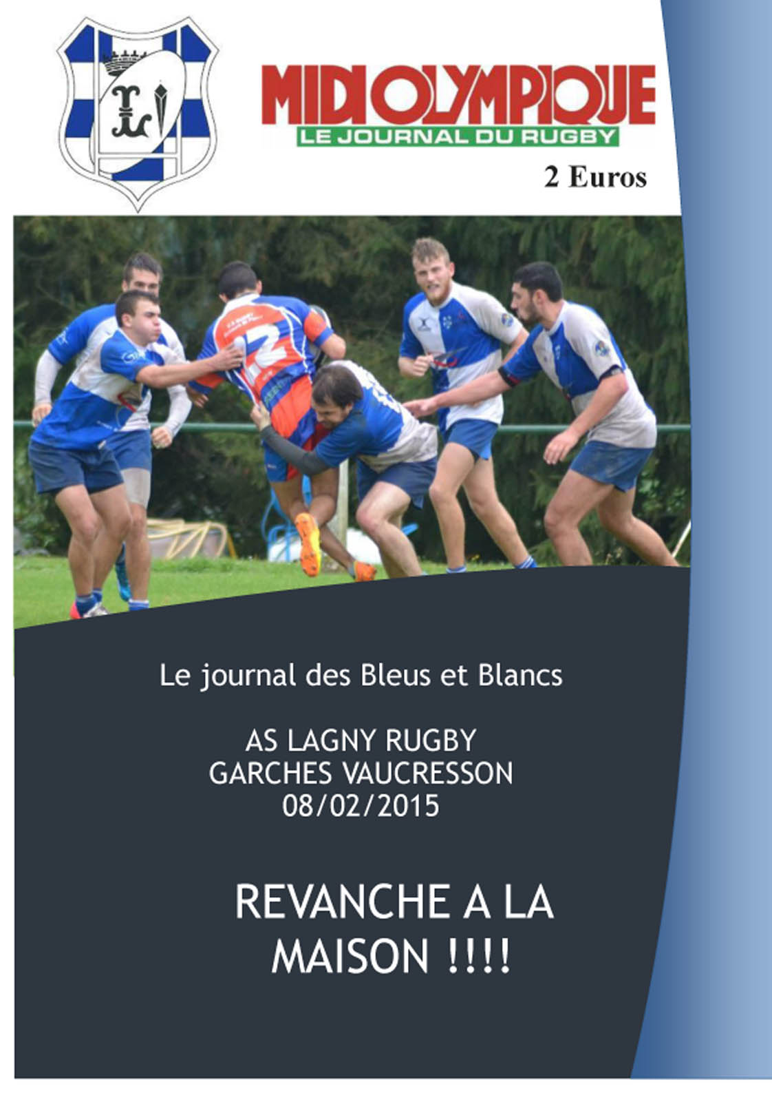 Le Journal des Bleus et Blancs – 8 février 2015