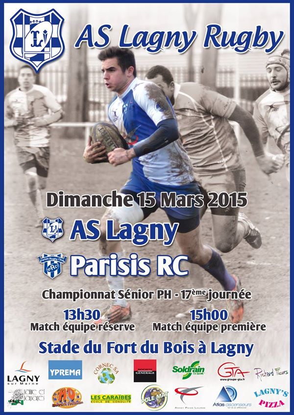 AS Lagny – Parisis RC dimanche
