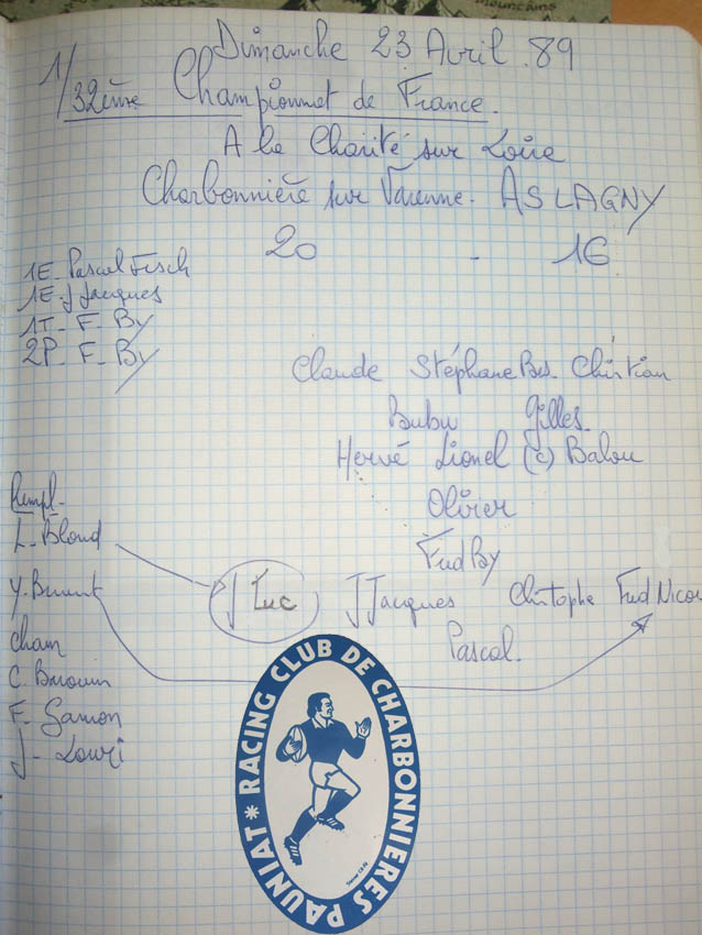 Extrait du cahier de Bibi 88-89 Extrait du cahier de Bibi 88-89